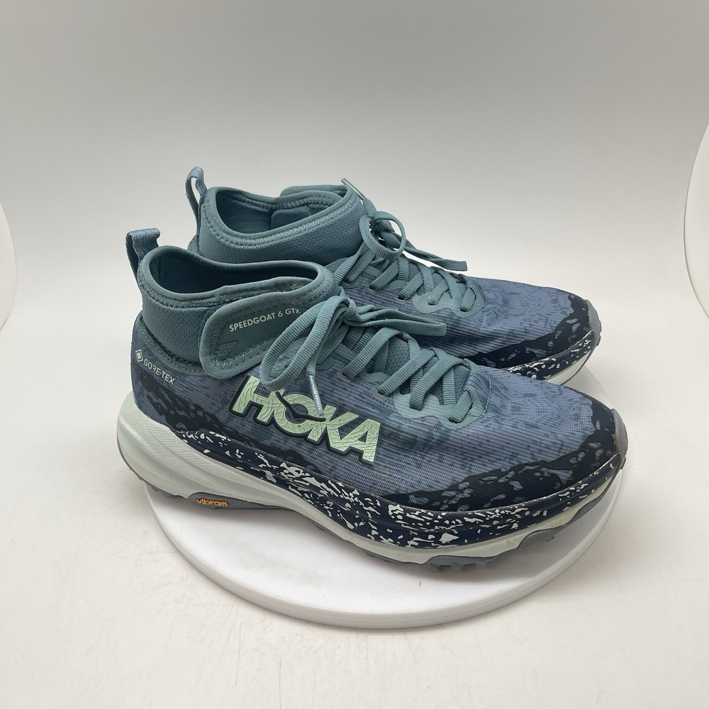 Hoka One One Womens 8 B Speedgoat 6 1155153 MFGD Blue Running Shoes Sneakers